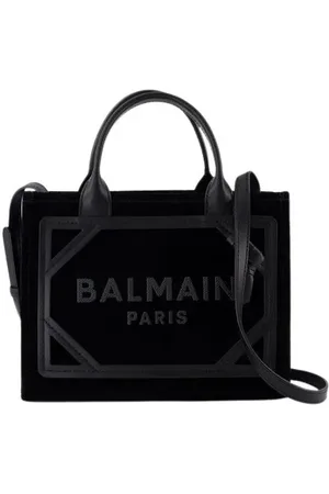 Balmain Totes & Shopper - B-Army Small Shopper Bag - Leather - Black - Gr. unisize - in - für Damen