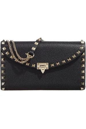 VALENTINO GARAVANI Portemonnaies - Wallet With Strap Rockstud - Gr. unisize - in - für Damen