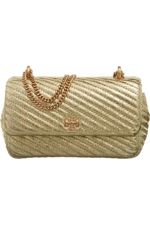 Tory Burch Crossbody Bags - Kira Metallic Moto Quilt Mini Flap Bag - für Damen