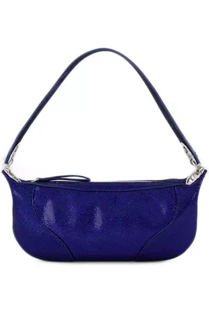 By Far Hobo Bags - Mini Amira Hobo Bag - Blue - Leather - Gr. unisize - in - für Damen
