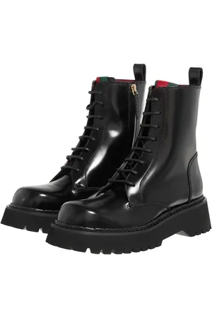 Gucci Stiefeletten - Boots With Web Detail - Gr. 37 (EU) - in - für Damen