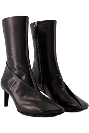 Jil Sander Stiefel - Ankle Boots - Leather - Black - Gr. 36 (EU) - in - für Damen