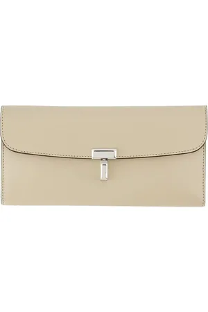Totême Portemonnaies - T-Lock Wallet - Leather - Neutral - Gr. unisize - in - für Damen