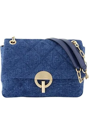 Vanessa Bruno Shopper - Grand Moon Bag - Linen - Blue - Gr. unisize - in - für Damen