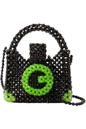 GERMANIER Crossbody Bags - Beaded Bag - Beads - Black - Gr. unisize - in - für Damen