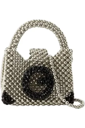 GERMANIER Crossbody Bags - Beaded Bag - Beads - Silver - für Damen