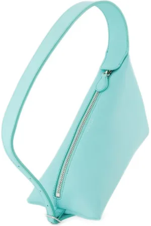 Courrèges Hobo Bags - Leather Baby Shark Hobo Bag - Blue - Leather - Gr. unisize - in - für Damen
