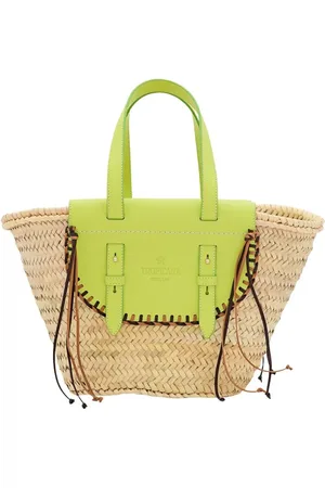 Cuba Totes & Shopper - Tropicana Straw And Leather Tote Bag - Gr. unisize - in - für Damen