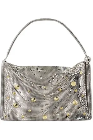 Paco rabanne Crossbody Bags - Purse - Rabanne - Metal - Silver - für Damen