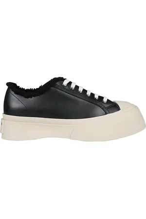 Marni Low-Top Sneaker - Pablo Lace Up Shearling Sneakers Black - Gr. 36 (EU) - in - für Damen