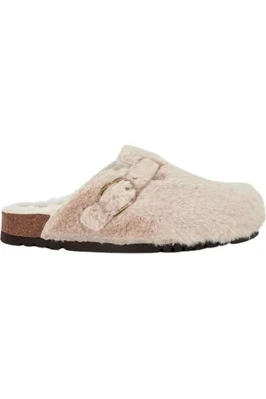 Scholl Sandalen - Footwear Pantoffels Creme Fae New F Synfurg - Gr. 39 (EU) - in - für Damen
