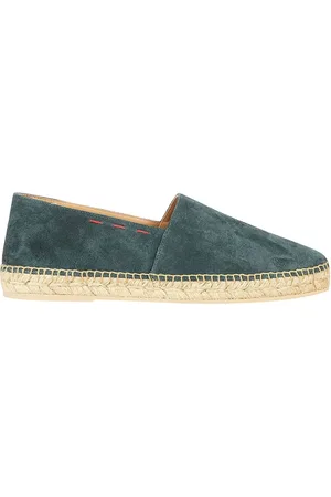 Kiton A048 Espadrilles Green - Gr. 6 - in