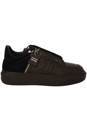 Benjamin Berner Low-Top Sneaker - Theo Sneakers Zwart Theo Crocodile - Gr. 39 (EU) - in - für Damen
