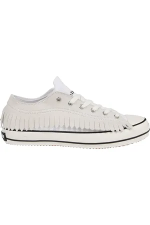 Palm Angels Low-Top Sneaker - Sneakers Fringe Basket Low Vulcanized White - Gr. 41 (EU) - in - für Damen
