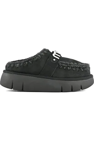 Mou Slipper & Pantoletten - Dames Bounce Clog Zwart - Gr. 38 (EU) - in - für Damen