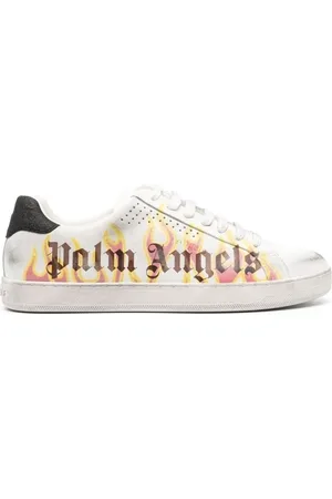 Palm Angels Low-Top Sneaker - Spray Print Flame Logo Sneakers - Gr. 44 (EU) - in - für Damen