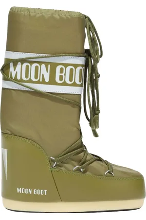 Moon Boot Stiefel & Boots - Moon Boot Icon Nylon Snow Boots Khaki Icon Nylon 0 - Gr. 35 (EU) - in - für Damen