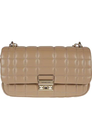 Michael Kors Crossbody Bags - Large Tribeca Quilted Chain Shoulder Bag Nude & Ne - Gr. unisize - in - für Damen