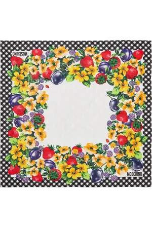 Moschino Tücher & Schals - 100% Silk Jaqcuard Printed Square - Gr. unisize - in - für Damen