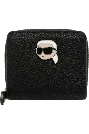 Karl Lagerfeld Portemonnaies - Ikon Pebble Md Bifold Wllt - Gr. unisize - in - für Damen