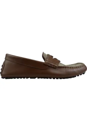 Gucci Loafer - Mocassino Driver Uomo con Incrocio GG - Gr. 5 - in - für Damen