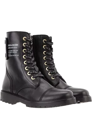 Zadig & Voltaire Stiefel - Joe Smooth Cowskin Side Print - Gr. 36 (EU) - in - für Damen