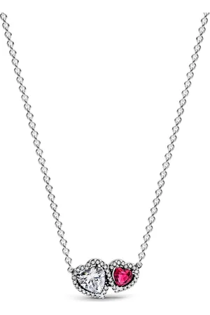 PANDORA Halsketten - Hearts sterling collier with cherries jubil - Gr. unisize - in Silber - für Damen