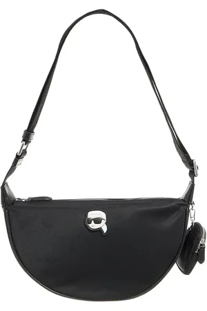 Karl Lagerfeld Crossbody Bags - Ikon Nylon Sm Half Moon Sb - Gr. unisize - in - für Damen