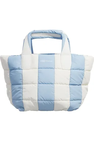 VeeCollective Totes & Shopper - Porter Tote Small Cerulean - Marshmallow Stripes - Gr. unisize - in - für Damen