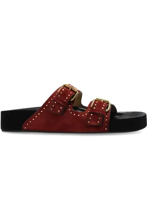 Isabel Marant Sandalen - Burgundy Lennyo Sandals - Gr. 37 (EU) - in - für Damen