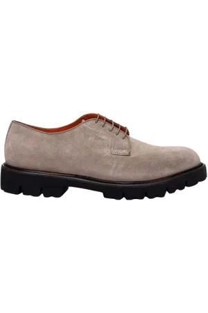 PHILIPPE LANG Lace Up Leather Loafers - Gr. 40 (EU) - in