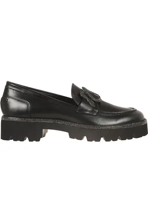 RENE CAOVILLA Loafer - Morgan Leather Moccasin - Gr. 40 (EU) - in - für Damen