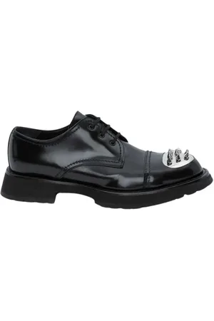 Alexander McQueen Punk Stud Derby In Black/Silver - Gr. 41 (EU) - in