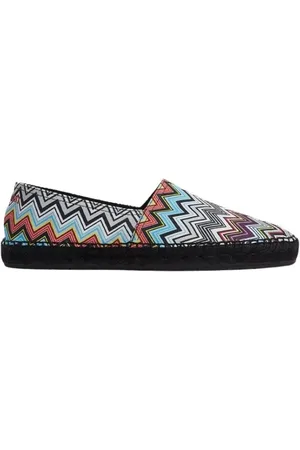 Missoni Printed Canvas Flat Espadrilles - Gr. 40 (EU) - in