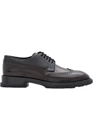 Alexander McQueen Leather Brogue Shoes - Gr. 45 (EU) - in