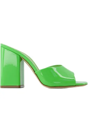 PARIS TEXAS Sandalen - Holly Anja Mules - Kiwi - Leather - Gr. 38 (EU) - in - für Damen