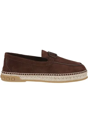 VALENTINO GARAVANI Loafer - Brown Crust Espadrilles - Gr. 40 (EU) - in - für Damen