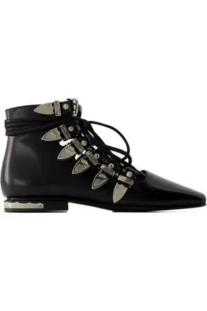 TOGA PULLA Stiefel - Ankle Boots - Leather - Black - Gr. 36 (EU) - in - für Damen