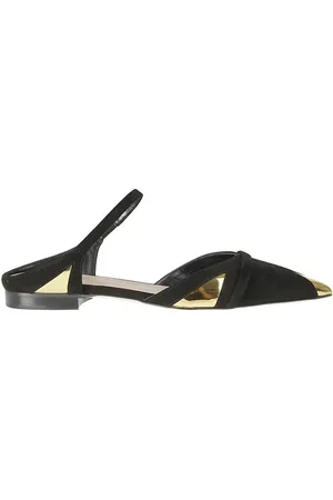 MALONE SOULIERS Sandalen - Slip-On Flat Leather Sandals - Gr. 37,5 (EU) - in - für Damen