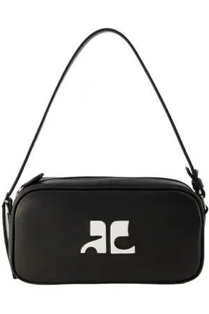 Courrèges Hobo Bags - Réedition Baguette Bag - Leather - Black - Gr. unisize - in - für Damen