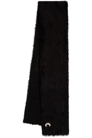 Marine Serre Tücher & Schals - Wild Puffy Scarf - Synthetic - Black - Gr. unisize - in - für Damen