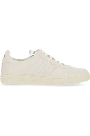 Tom Ford Low-Top Sneaker - White Leather Sneakers - Gr. 6_5 - in - für Damen