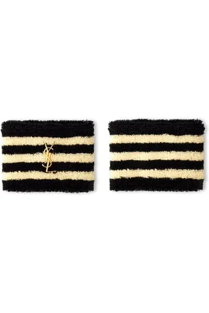 Saint Laurent Armbänder - Cassandre Ysl Logo Cuffs - Gr. unisize - in Schwarz - für Damen