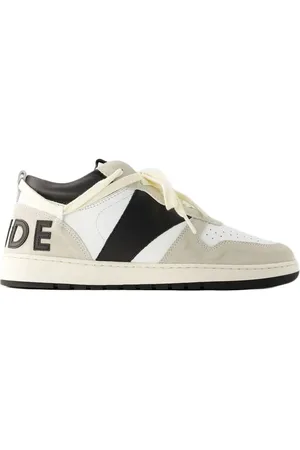 Rhude Low-Top Sneaker - Rhecess Low Sneakers - Leather - White/Black - Gr. 7 - in - für Damen