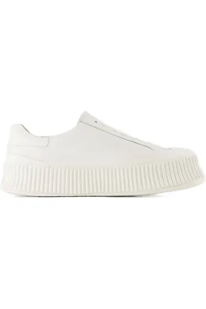 Jil Sander Low-Top Sneaker - Sneakers - Leather - White - Gr. 39 (EU) - in - für Damen