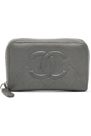 CHANEL Portemonnaies - CC Caviar Zip Coin Pouch - Gr. unisize - in - für Damen