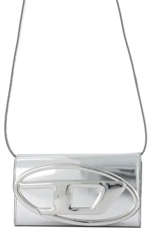 Diesel Crossbody Bags - Dames Wallet Strap Zilver - Gr. unisize - in - für Damen