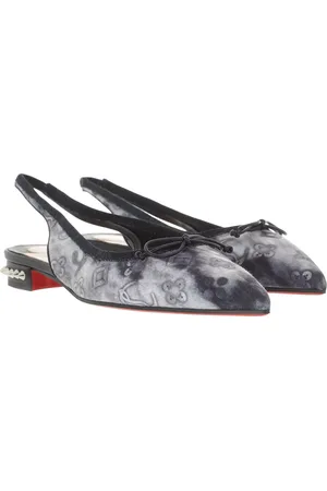 Christian Louboutin Sandalen - Hall Sling Flats Denim - Gr. 37 (EU) - in - für Damen