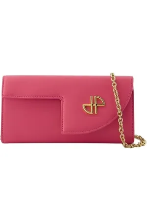Patou Hobo Bags - Wallet On Chain - Leather - - Gr. unisize - in Rosa - für Damen