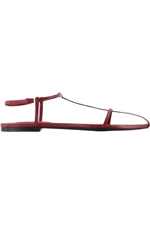 Jil Sander Sandalen - Sandals - Leather - Red - Gr. 35 (EU) - in - für Damen